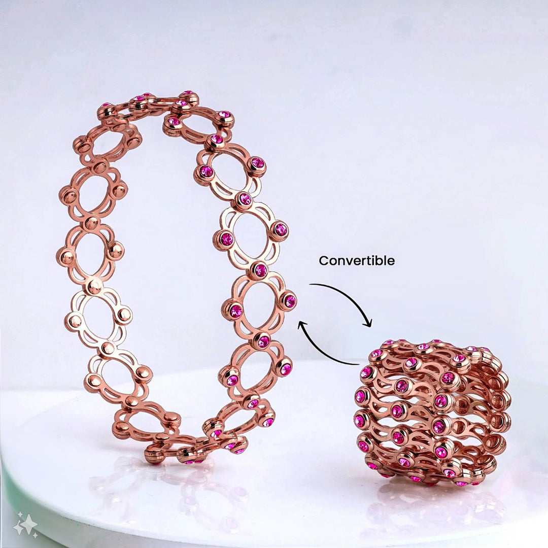 Rose Gold Convertable Bracelet 92.5