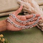 Load image into Gallery viewer, Silver Jalara Chilanka Anklet
