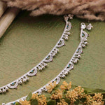 Load image into Gallery viewer, Silver Jalara Chilanka Anklet
