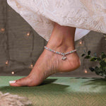 Load image into Gallery viewer, Silver Colour-Kushbu Anklet
