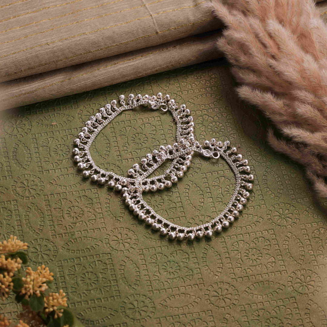 Silver Chilanka Anklet