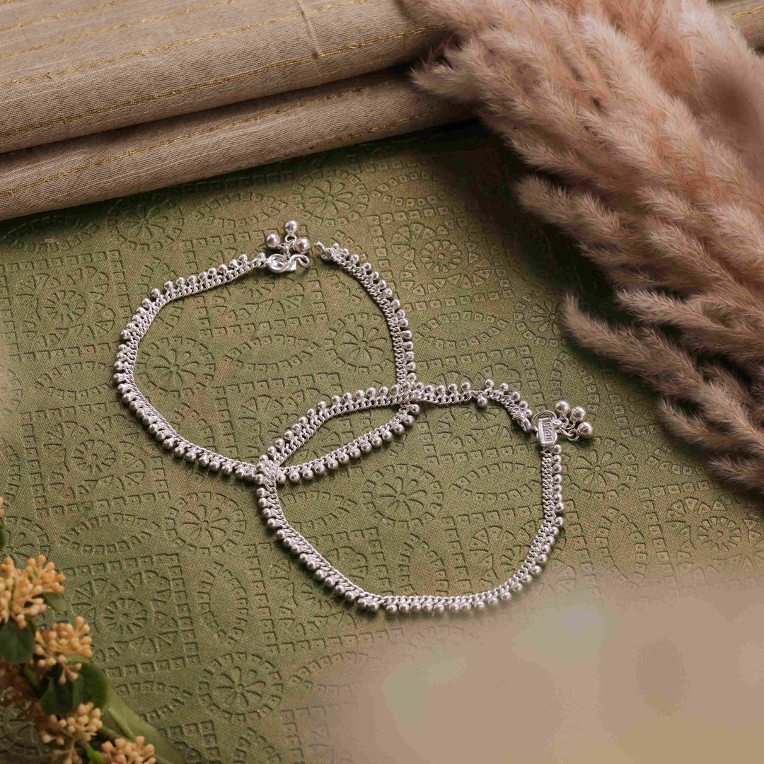 Silver Pattani Anklet