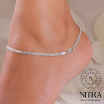 Load image into Gallery viewer, Minimal Silver Soul Anklet
