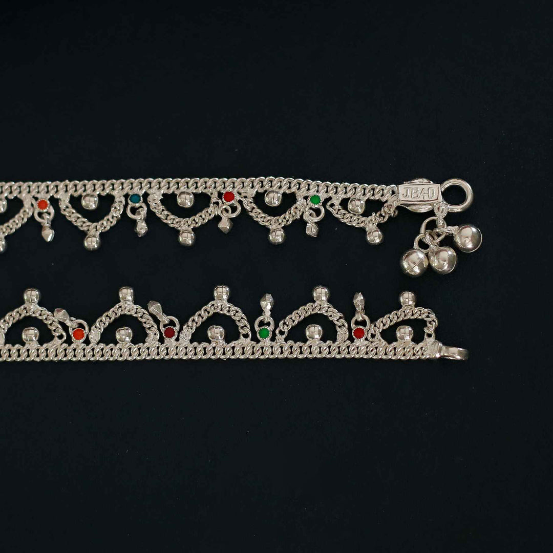 pure silver anklet nitra adults