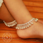 Load image into Gallery viewer, pure silver kids anklet nitra
