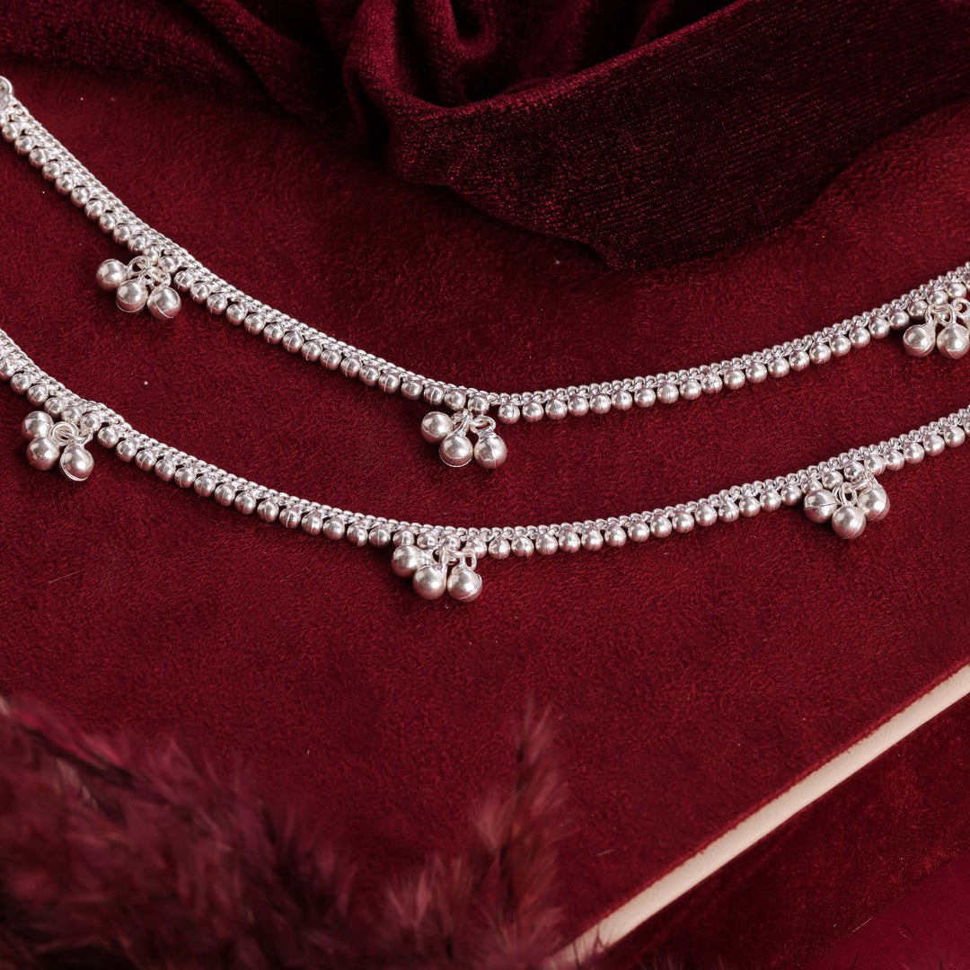 pure silver anklet nitra