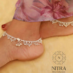 Load image into Gallery viewer, pure silver anklet nitra
