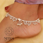 Load image into Gallery viewer, pure silver anklet nitra
