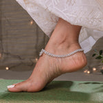 Load image into Gallery viewer, pure silver anklet nitra
