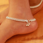 Load image into Gallery viewer, pure silver anklet nitra
