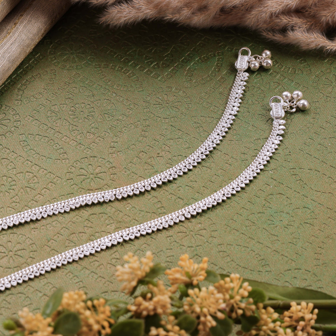 pure silver anklet nitra payal