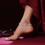 Load image into Gallery viewer, pure silver anklet nitra
