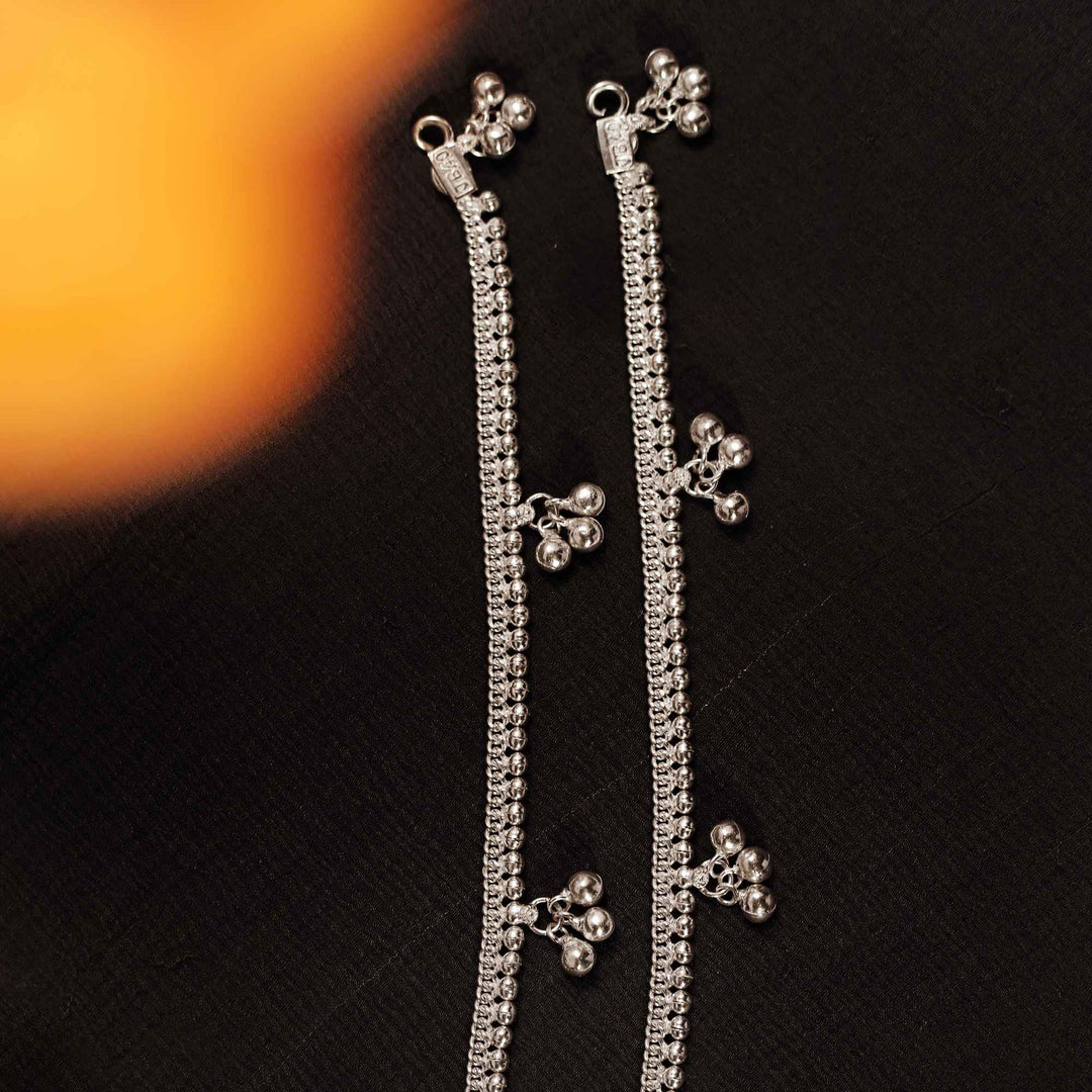 pure silver anklet nitra