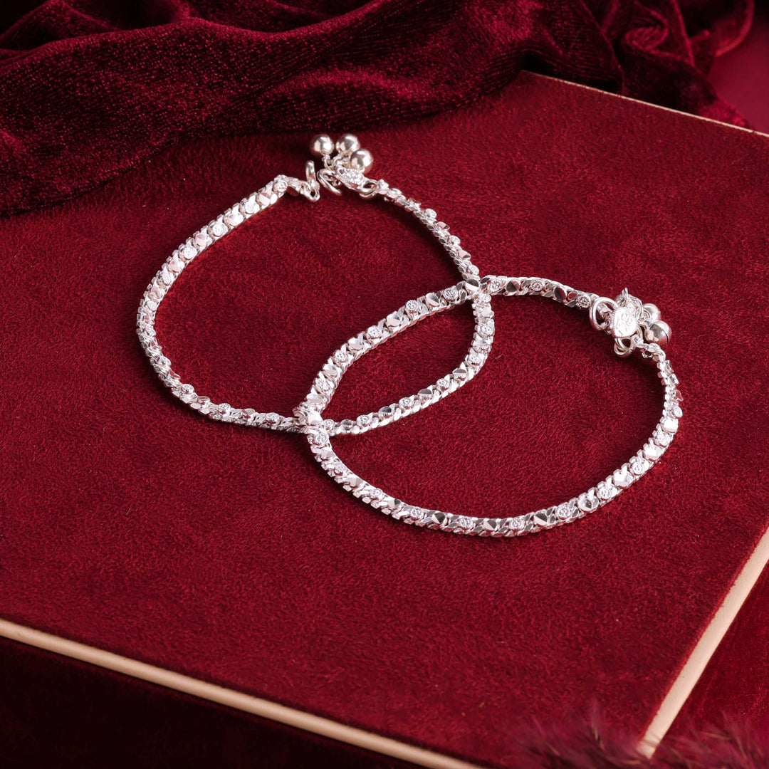 pure silver anklet nitra payal