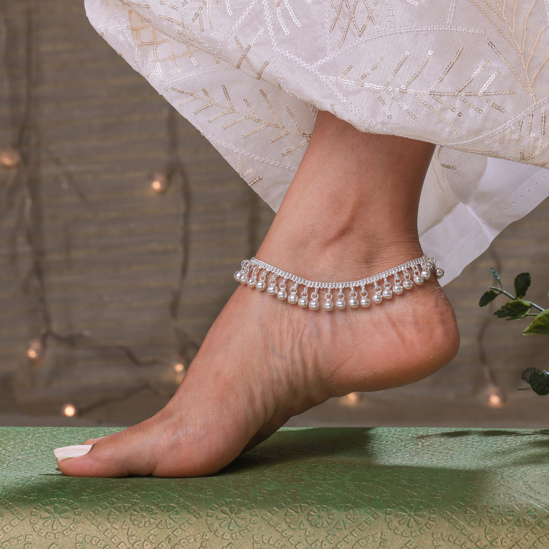 pure silver anklet nitra