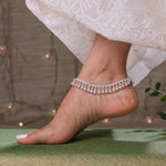 Load image into Gallery viewer, pure silver anklet nitra
