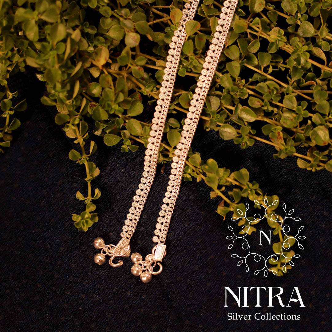 pure silver anklet nitra payal