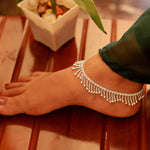 Load image into Gallery viewer, pure silver anklet nitra payal
