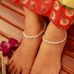 Load image into Gallery viewer, pure silver anklet nitra
