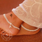 Load image into Gallery viewer, pure silver anklet nitra
