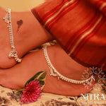 Load image into Gallery viewer, pure silver anklet nitra
