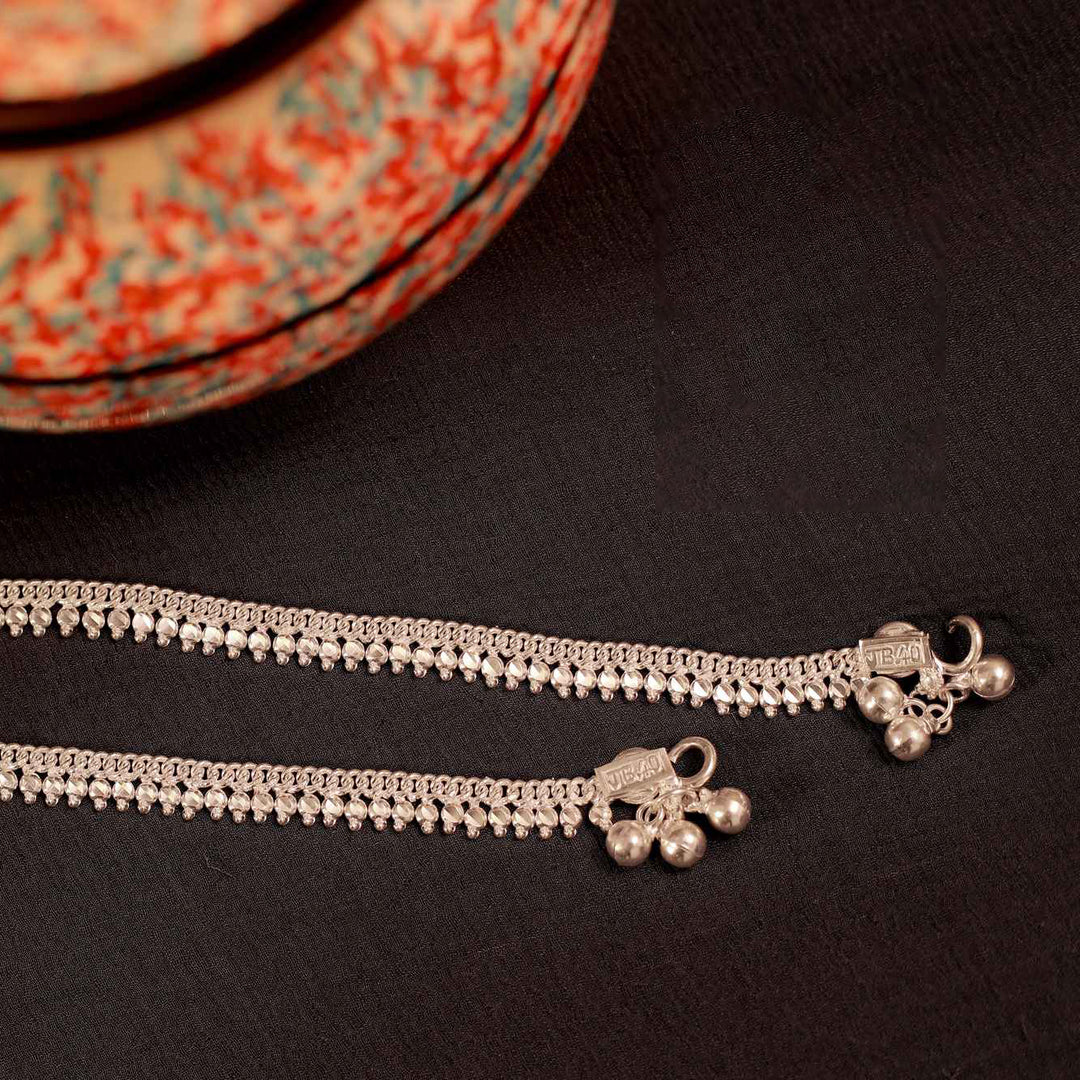 pure silver anklet nitra