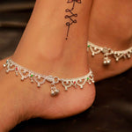 Load image into Gallery viewer, pure silver anklet nitra adults
