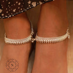 Load image into Gallery viewer, pure silver anklet nitra
