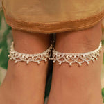 Load image into Gallery viewer, pure silver anklet nitra
