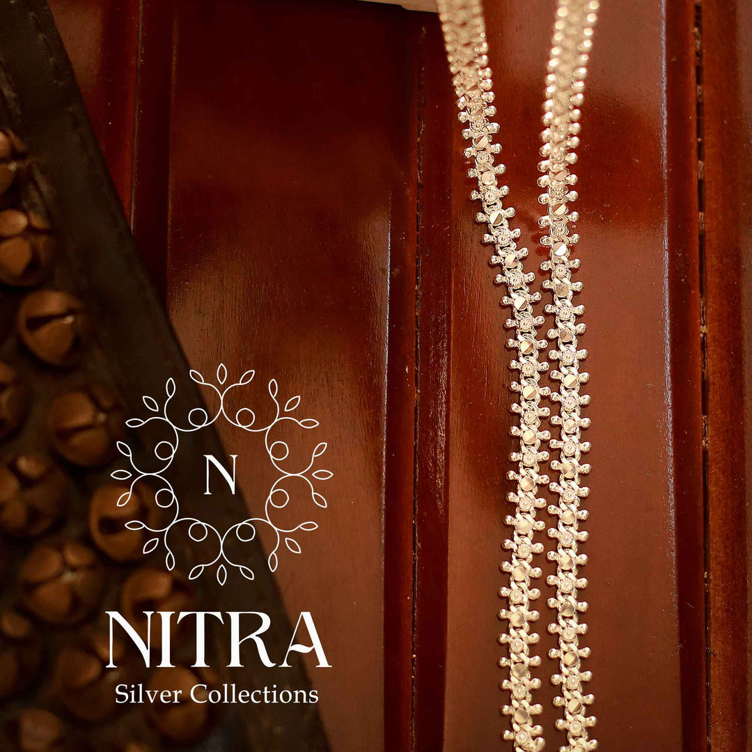 pure silver anklet nitra