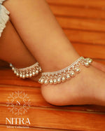 Load image into Gallery viewer, Silver Chilanka Anklet
