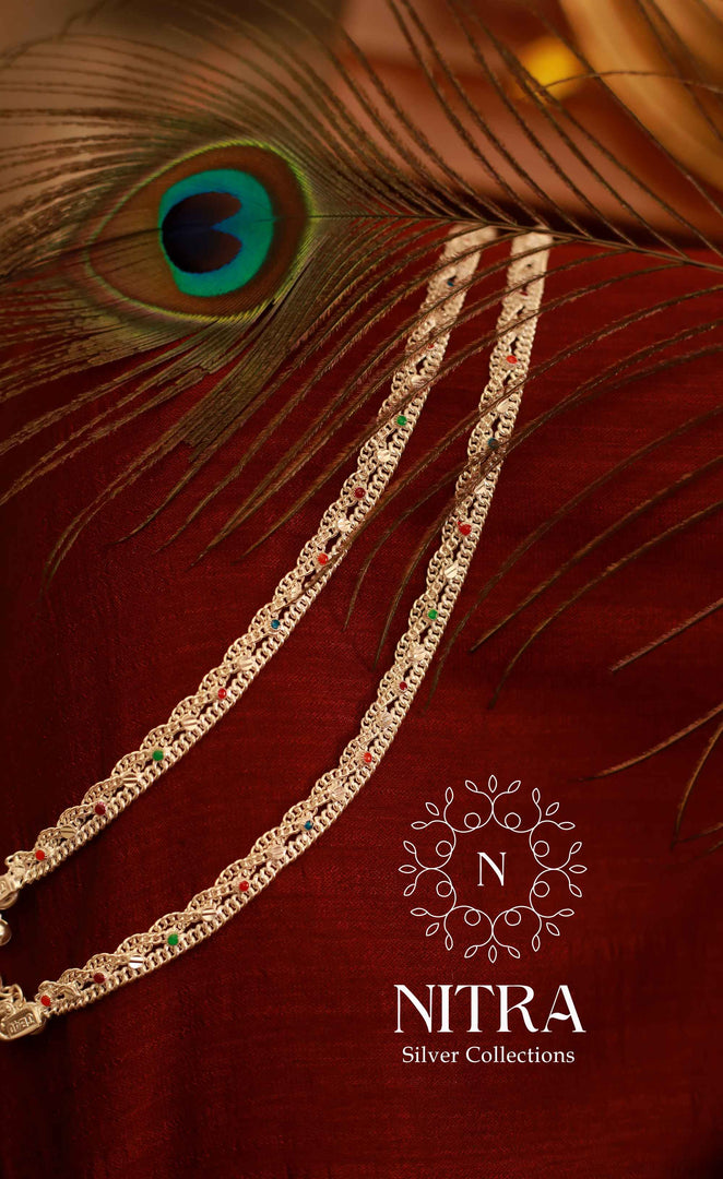 Silver Mudi Anklet