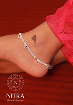 Load image into Gallery viewer, Silver 1RB New Anklet
